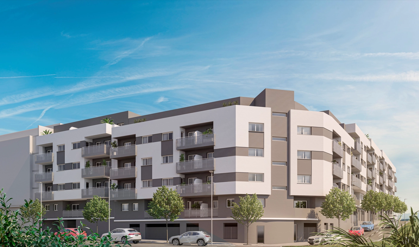 Prosjektet har moderne arkitektur med et rent, moderne design.