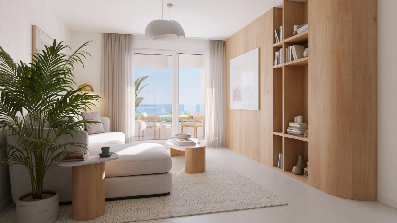 Lyse og romslige stuer er designet for komfort og naturlig lys.