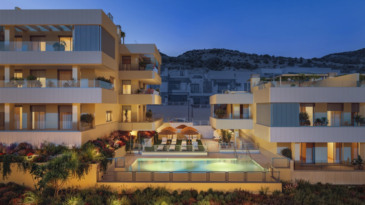 Felles svømmebasseng gir en perfekt oase for avslapning og glede.