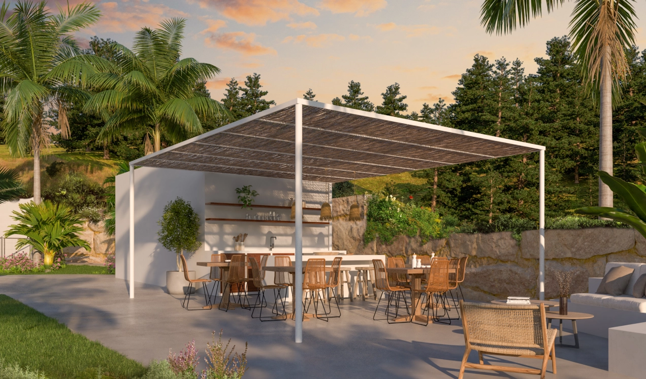 Et dedikert avslapnings- og grillområde for sosiale sammenkomster med familie og venner.