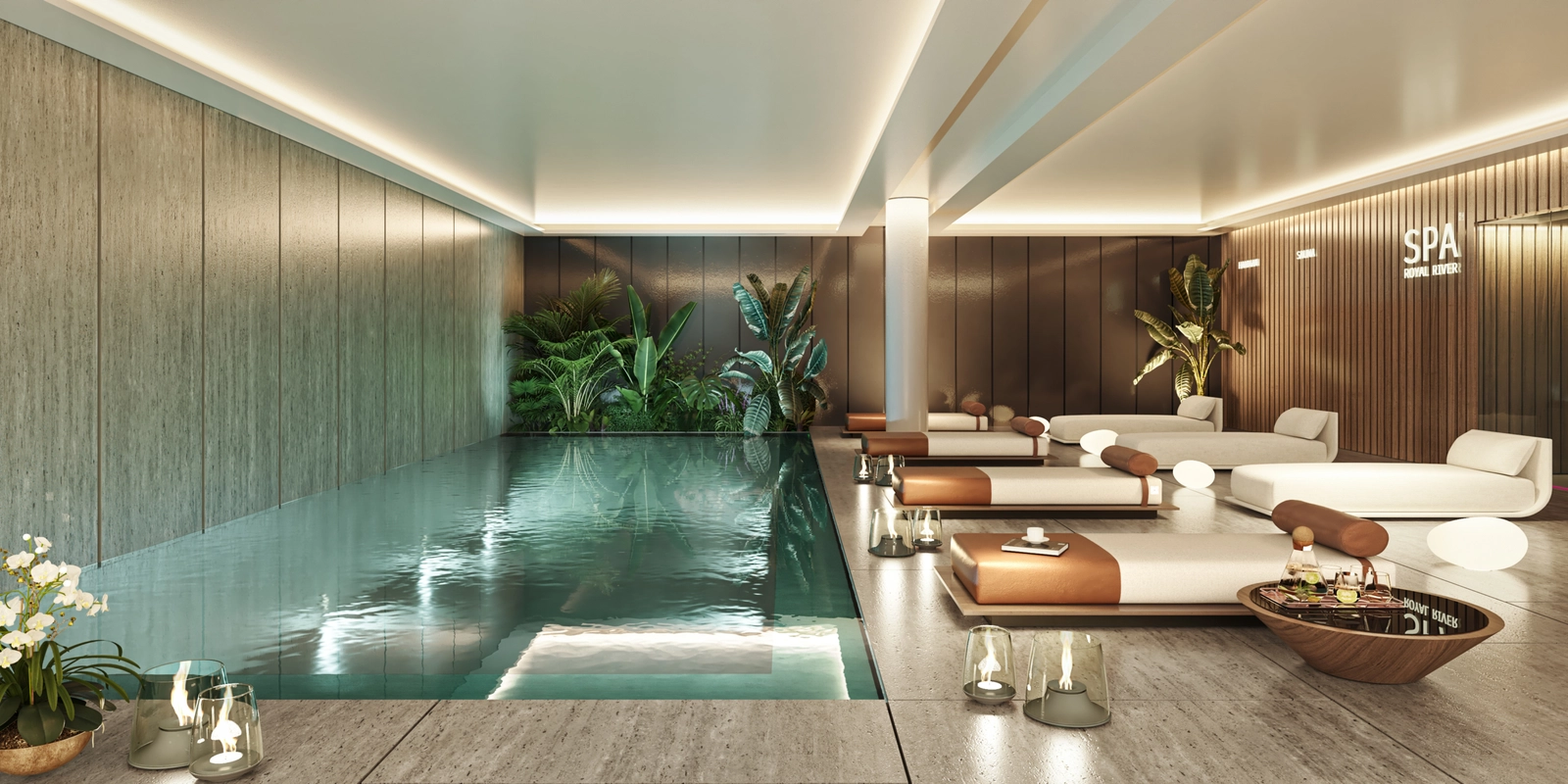 Den romslige terrassen tilbyr et privat fristed for å nyte panoramautsikt over sjøen langs Costa del Sol.