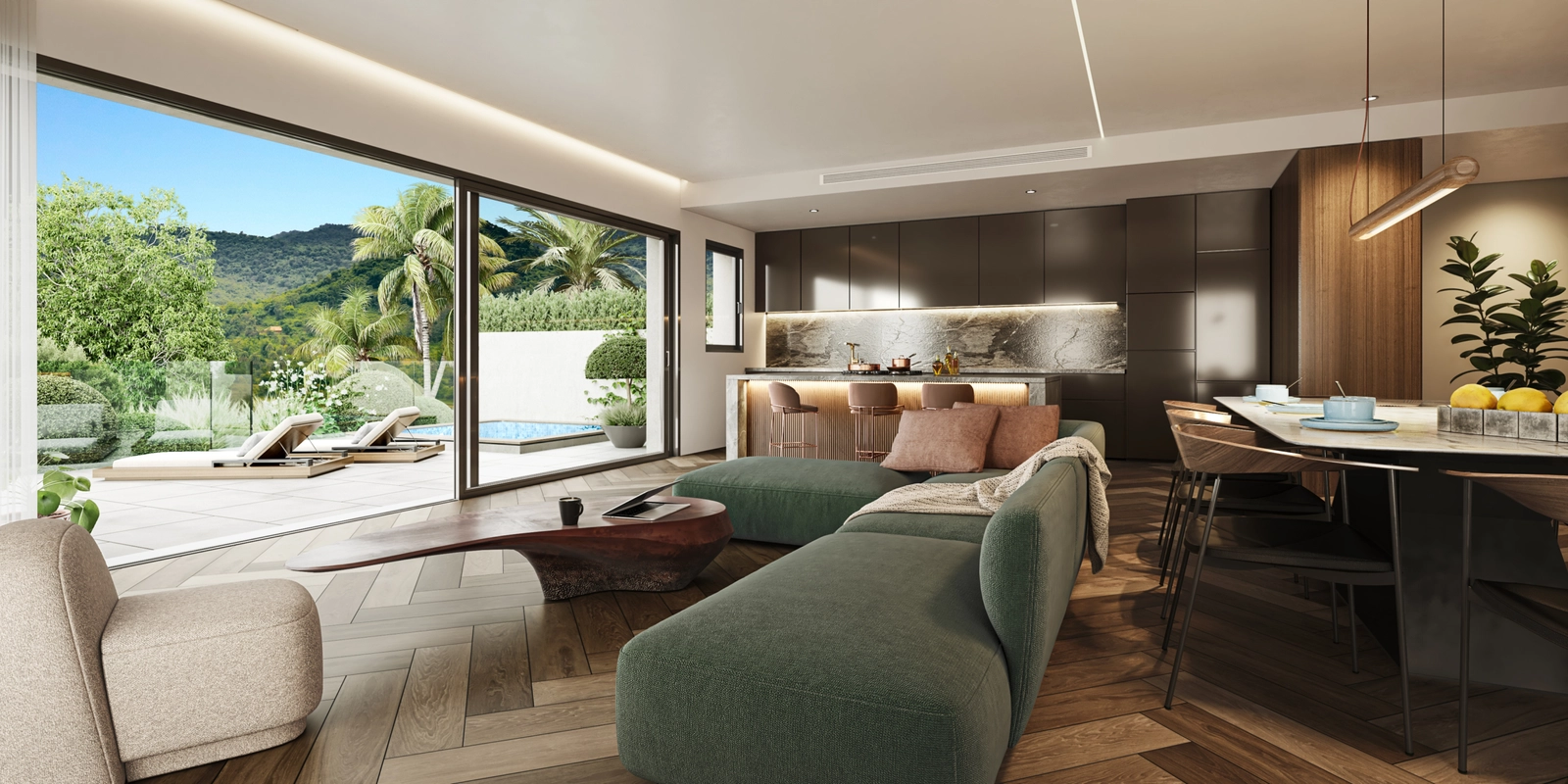 Unn deg det eksklusive beboer-spaet, et luksuriøst rom designet for ultimat velvære og fred.