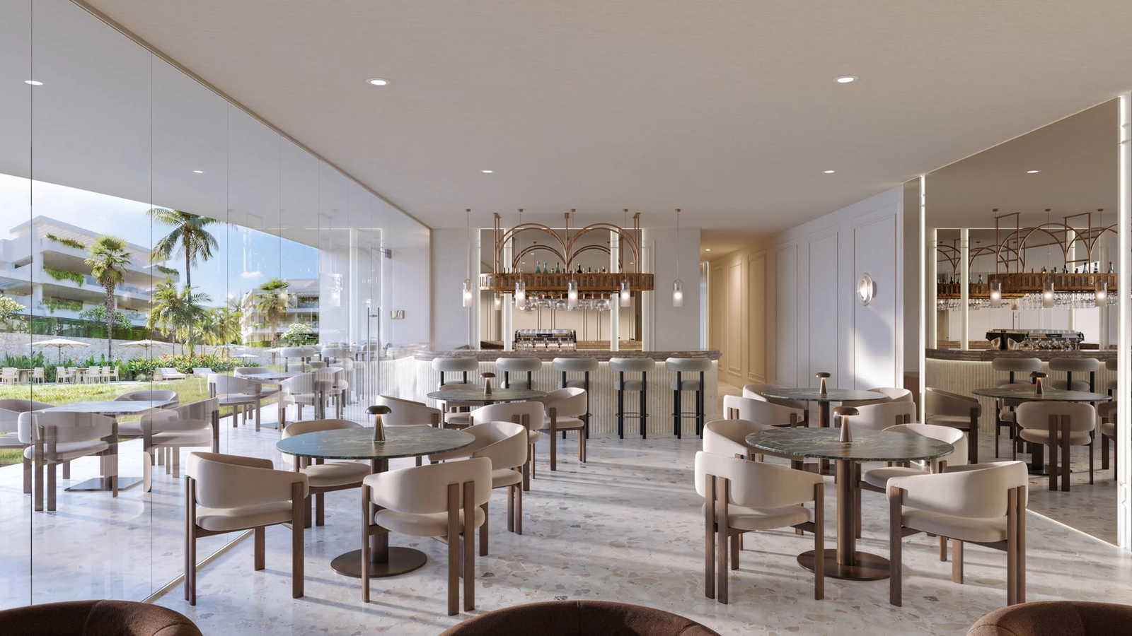 Nyt bekvemmeligheten av en restaurant på stedet, perfekt for å omgås venner og familie.