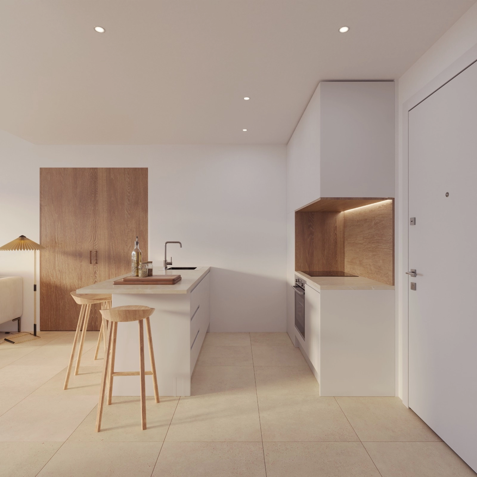 Elegante, fullt utstyrte kjøkken er designet for både funksjonalitet og stil, perfekt for hverdagen.