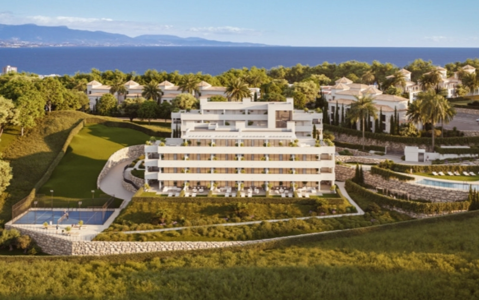 Nyt fantastisk havutsikt fra dette eksklusive boligprosjektet på Costa del Sol.
