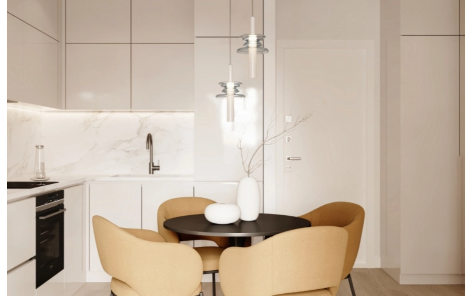 Stilrene, fullt utstyrte kjøkken har moderne design og hvitevarer av høy kvalitet for en moderne livsstil.