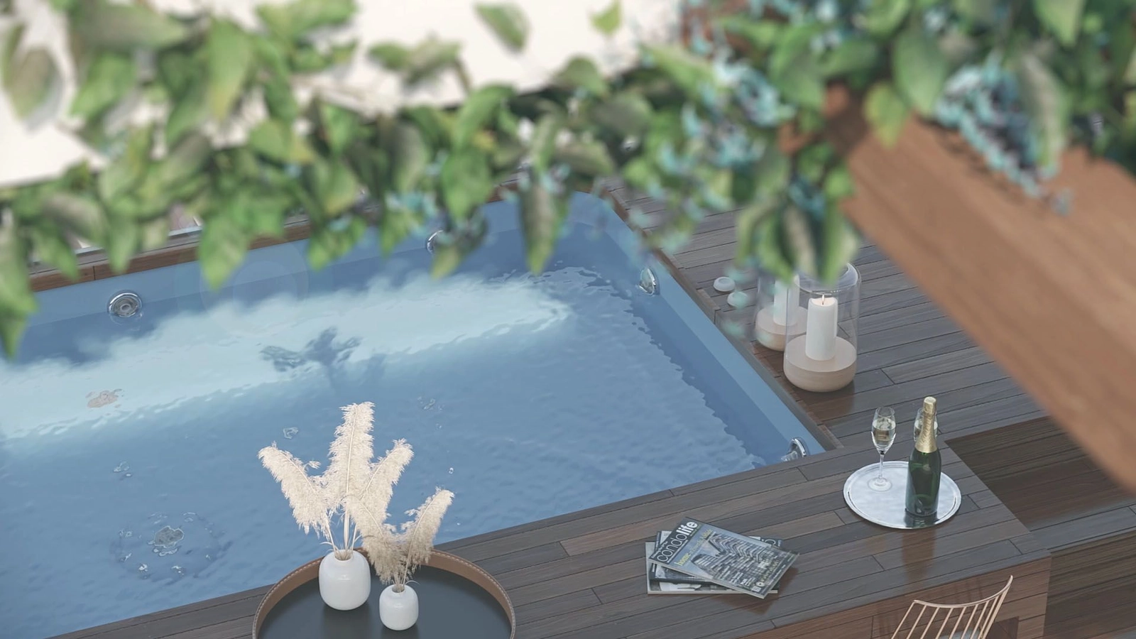 Ditt private basseng på taket, et perfekt tilfluktssted for avslapning og nyting av den varme spanske solen.