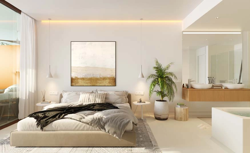 Hvert soverom er designet med komfort og eleganse i tankene, og gir et perfekt sted å hvile og slappe av.