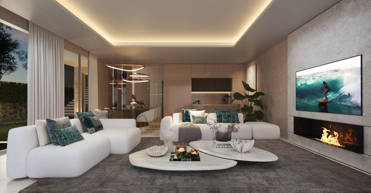 Elegant interiør med høykvalitets finish, designet for moderne komfort.